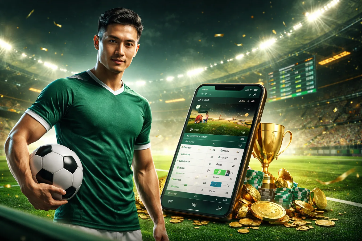 Cá cược bóng đá s666 plus tại sân vận động